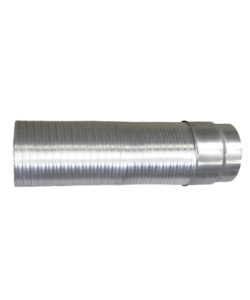 CONDUIT ALUGAZ ETIRABLE 1.5m avec manchon d'adaptation