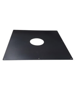 PLAQUE DE PROPRETE CARREE 40*40 NOIR POUR RACCORD TUBEXISOL
