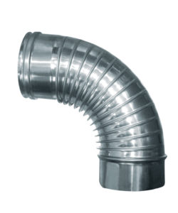 COUDE PLISSE 90° SP 304 0.4mm