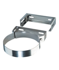 COLLIER MURAL INOX REGLABLE 50 à 100mm SP 304 0.4mm