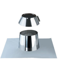 SOLIN INOX TOIT PLAT + COLLET ANTI-INTEMPERIES SP