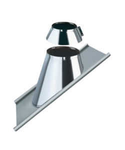 SOLIN TOIT PENTE 30°À45+COLLET ANTI-INTEMPERIES (BASE PLOMB)