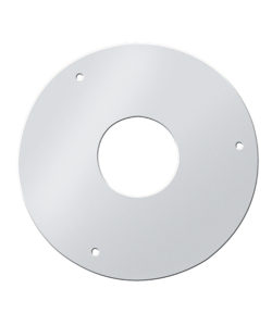 PLAQUE DE PROPRETE RONDE dn ext. 300 BLANC