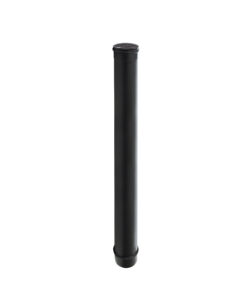 LONGUEUR 1 ML  0.8mm ACIER EMAIL NOIR