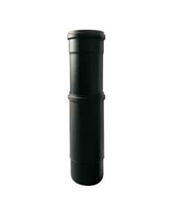 LG DROITE AJUSTABLE 250-350mm 0.8 mm ACIER EMAIL NOIR