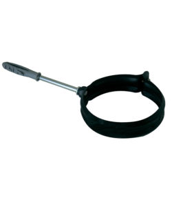 COLLIER MURAL DE FIXATION ACIER EMAIL NOIR 0.8mm