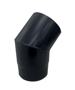 COUDE  45° 1.2 mm PELLET ACIER NOIR MAT