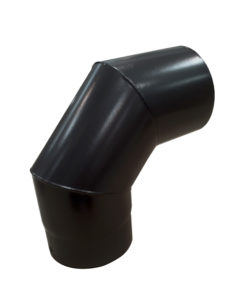 COUDE  90° 1.2 mm PELLET ACIER NOIR MAT