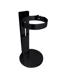 MAINTIEN AU SOL REGLABLE de H=15 à 27 cm NOIR MAT POUR GAMMES PRIMA PELLET ET COAX