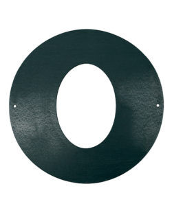 ROSACE DE FINITION ELLIPTIQUE PELLET 1.2 mm ACIER NOIR MAT