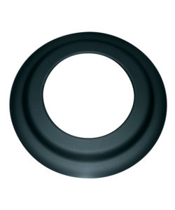 ROSACE DE FINITION (sans trou) PELLET 1.2 mm ACIER NOIR MAT