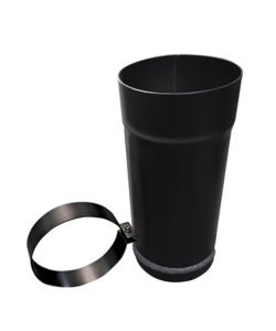 ÉLÉMENT DROIT AJUSTABLE 2mm ACIER NOIR MAT