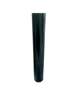 LONGUEUR DROITE 1m F/F + ANTI-CONDENSAT + TRAPPE VISITE 2mm ACIER NOIR MAT  DN 150