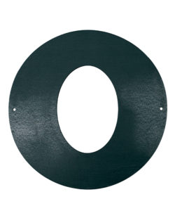 ROSACE DE FINITION ELLIPTIQUE PELLET 2 mm ACIER NOIR MAT