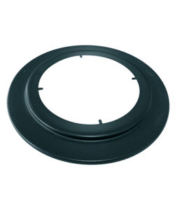 ROSACE DE FINITION 2 mm ACIER NOIR MAT