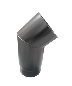 COUDE 45° LONG 2mm ACIER GRIS