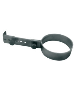 COLLIER MURAL REGLABLE JUSQUE 120mm 2mm ACIER GRIS