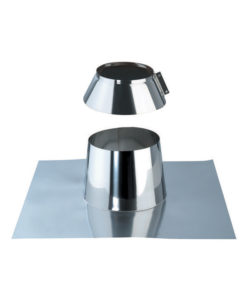 SOLIN INOX TOIT PLAT + COLLET ANTI-INTEMPERIES  COAX 3 CEp