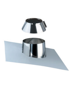 SOLIN TOIT PENTE 5°À 30+COLLET ANTI-INTEMPERIES (BASE PLOMB)  COAX 3 CEp