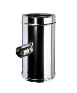 TÉ 90° COURT DP ISOLE PIQUAGE MALE SIMPLE PAROI DN080