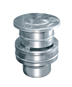 TERMINAL VERTICAL CONCENTRIQUE INOX 316L Int. / 304 Ext.