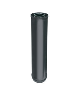 LONGUEUR 0.50M CONCENTRIQUE INOX 316L Int/304 Ext NOIR MAT