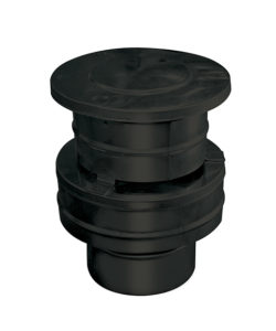 TERMINAL VERTICAL CONC. INOX 316L Int. / 304 Ext. NOIR MAT