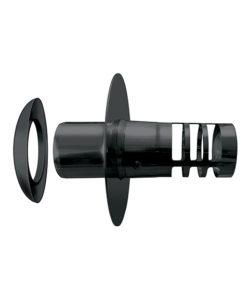 AMENEE D’AIR MURALE INOX NOIR Ø 60