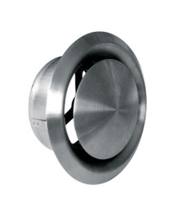 BOUCHE D'INSUFFLATION D'AIR CHAUD REGLABLE INOX