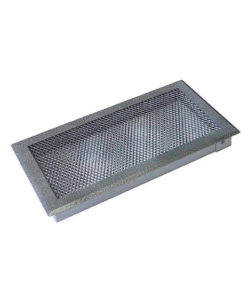 GRILLE METAL DEPLOYE AVEC PRECADRE HORS TOUT 620/172 BLANC/NOIR GRENE/FER ANTIQUE
