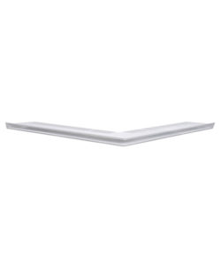 GRILLE DE DIFFUSION D'ANGLE SYMETRIQUE - GAMME DESIGN  - haut 9cm /Coté 56cm / 56 cm  - BLANC / NOIR