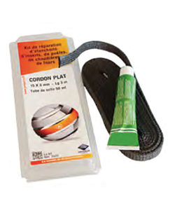 KIT REPARATION D'ETANCHEITE INSERT tresse ronde DN6 L.3ml + colle