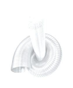 GAINE VENTILATION ALUMINIUM EXT. JUSQU'A 3M BLANC