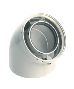 COUDE CONCENTRIQUE 45° PP