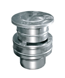 TERMINAL ANTI-VENT AC. PRISE D'AIR PP / INOX DN 060