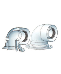 COUDE COAX PPS-PVC 60/ 100 COAX compatible COSMOGAS