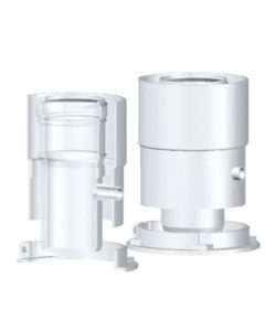 DEPART VERTICAL CHAUDIERE CONC. AVEC PRISE MESURE FUMEE (Ferroli - Baltur -...) CONDENS PVC