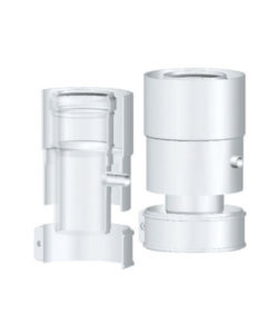 DEPART VERTICAL CHAUDIERE CONC. AVEC PRISE MESURE FUMEE (Beretta - Riello -...) CONDENS PVC
