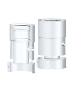 DEPART VERTICAL CHAUDIERE CONC. AVEC PRISE MESURE FUMEE (Vaillant) CONDENS PVC