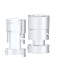 DEPART VERTICAL CHAUDIERE CONC. AVEC PRISE MESURE FUMEE (Chaffoteaux;...) CONDENS PVC