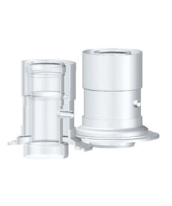 DEPART VERTICAL CHAUDIERE CONC. AVEC PRISE MESURE FUMEE (Saunier Duval;...) CONDENS PVC