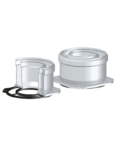 DEPART VERTICAL CHAUDIERE CONC. SANS PRISE MESURE FUMEE (Immergas) CONDENS PVC