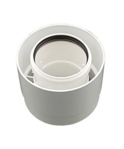 DEPART VERTICAL CHAUDIERE DE MESURE FUMEE CONDENS PVC