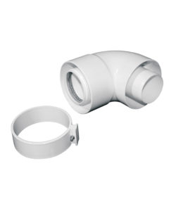 KIT COAX PPS-PVC DN 60/ 100 compatible (Chaffoteaux-Ariston-Radi-Simat-Newfar-Eleco-Ecoflam)