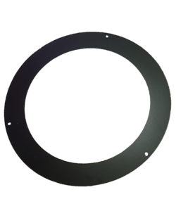 PLAQUE DE PROPRETE RONDE NOIR MAT