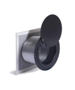 KIT ENTREE D'AIR OBTURABLE 73CM3 NOIR DN125