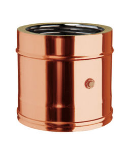 ÉLÉMENT DROIT 0,25M DP ISOLÉ INOX316L/CUIVRE