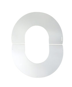 PLAQUE DE PROPRETE BLANCHE INCLINABLE 10°-30° COAX