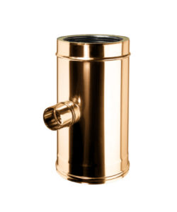 TÉ 90° DP ISOLE COULEUR DN 080 PIQUAGE FEMELLE SIMPLE PAROI