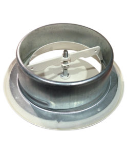 BOUCHE DE SOUFFLAGE METALLIQUE AVEC COLLERETTE